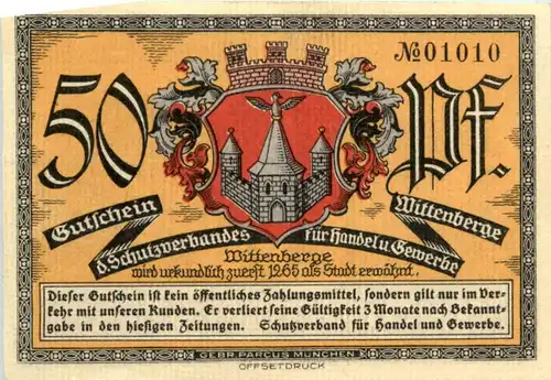 Wittenberge - Notgeld -495110