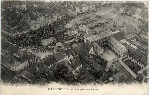 Hazebrouck - Vue prise en ballon -497298