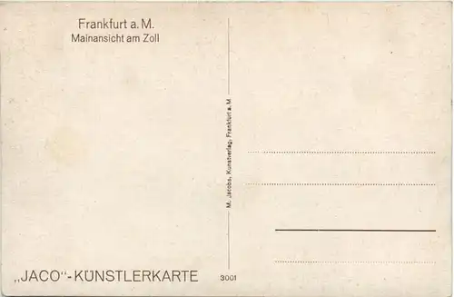 Frankfurt - Mainansicht am Zoll -496836