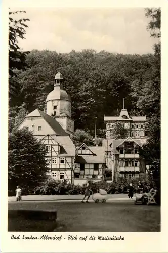 Bad Sooden-Allendorf - Blick auf die Marienkirche -496700