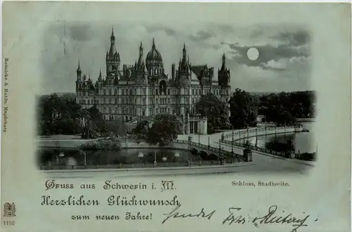 Gruss aus Schwerin - Neujehr -496840