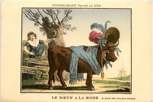 Paris - Restaurant Le Boeuf a la Mode -497248