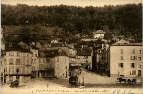 Plombieres les Bains - Place de l Eglise -497618