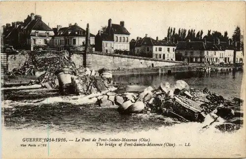 Guerre 1914-1916 - Pont de Pont Sainte Maxence -497336