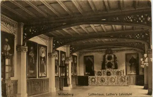 Wittenberg, Lutherhaus, Luthers lehrstuhl -377702