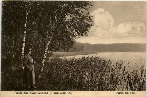 Gruss aus Sommerfeld - Partie am See - Kremmen -497832