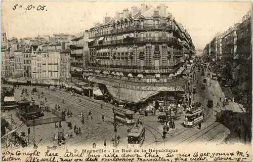 Marseille - La Rue de la Republique -497488