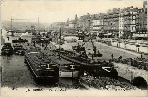 Rouen - Vue des Quais -497456
