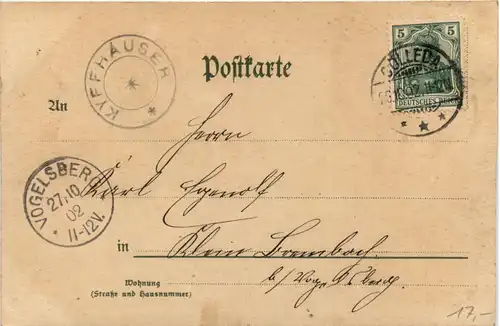 Gruss vom Kyffhäuser - Litho -496210