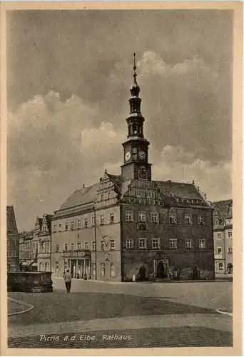 Pirna an der Elbe - Rathaus -496270