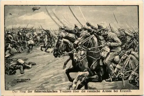 Der Sieg der österreichischen Truppen über die russische Armee bei Krasnik -498076