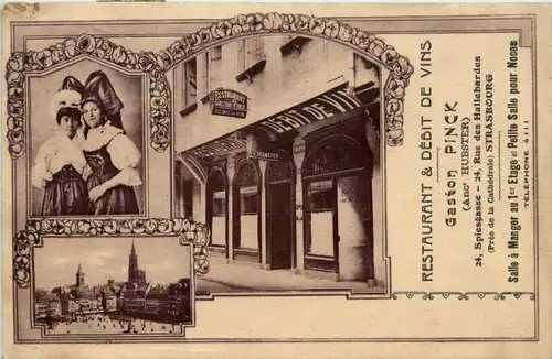 Strasbourg - Restaurant Gaston Pinck -498472