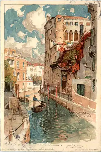 Venezia - Rio S Trovaso - Litho -462130