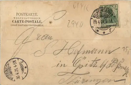 Wilhelmshaven - Kaiserl. Postamt -498712