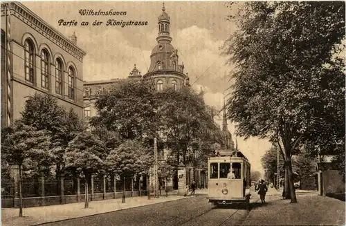 Wilhelmshaven - Königstrasse mit Strassenbahn -498752