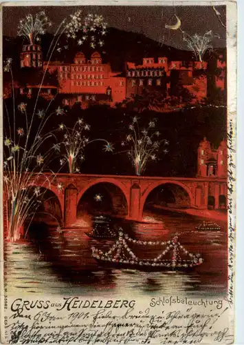 Heidelberg - Halt gegen Licht - Litho -498408