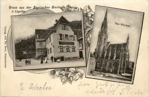Thann - Gruss aus der Bayrischen Bierhalle -498448
