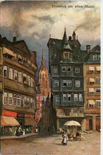 Frankfurt - Durchblick am alten Markt -498568