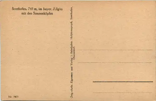 Sonthofen im Allgäu -496970