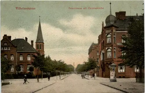 Wilhelmshaven - Petersstrasse mit Christuskirche -498688