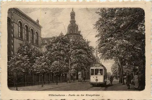 Wilhelmshaven - Königstrasse mit Strassenbahn -498748
