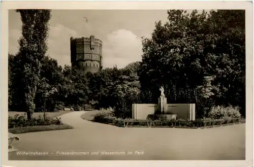 Wilhelmshaven - Friesenbrunnen und Wasserturm -499312