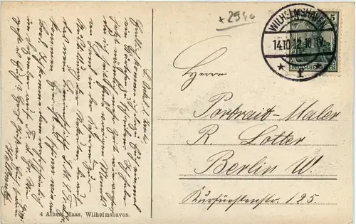 Wilhelmshaven - Parkpartie mit Wasserturm -499372