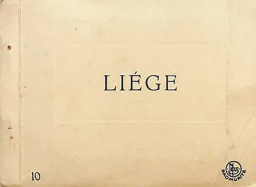 Liege - Kleines Postkartenalbum mit 8 Photos -S470