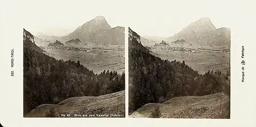 Kufstein - Blick aus dem Kaisertal - Stereo -S493