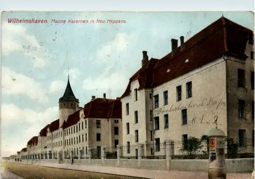 Wilhelmshaven - Marine Kasernen in Neu Heppens -499074