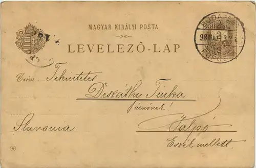 Budapest - Litho - Ganzsache -463830