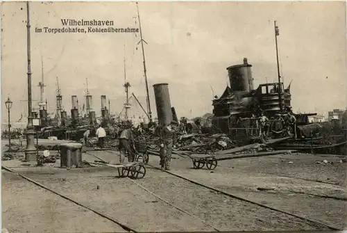 Wilhelmshaven - Torpedohafen - Kohlenübernahme -499616