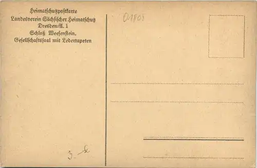 Schloss Weesenstein, Gesellschaftssaal -379912