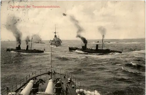 Wilhelmshaven - Durchbruch der Torpedobootsdivision -499600