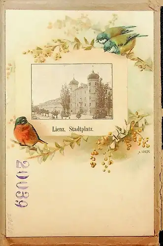 Kufstein - Original auf Bestellnummerumschlag der Grbr. Metz - Litho -S476