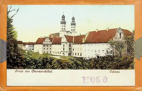 Gruss aus Obermarchthal - Original auf Bestellnummerumschlag der Grbr. Metz -S481