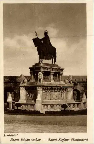 Budapest - Sankt-Stefans Monument -498090