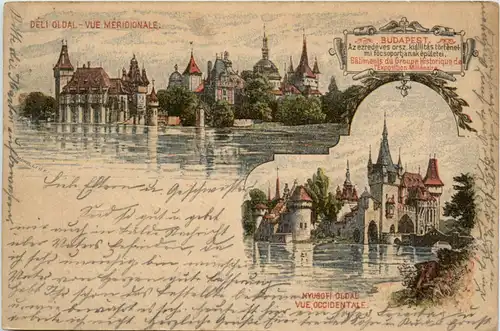 Budapest - Deli Oldal - Litho - Ganzsache -463970