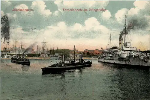 Wilhelmshaven - Torpedoboote im Kriegshafen -499820