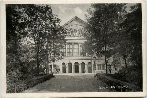 Leipzig. altes Theater -380172