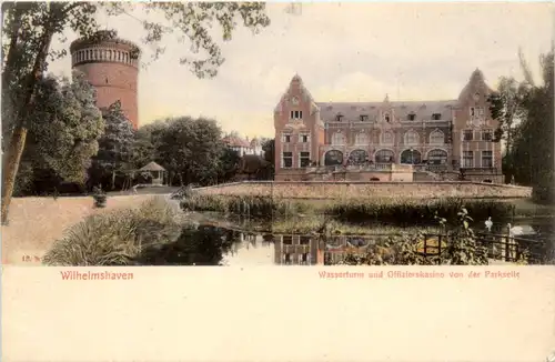 Wilhelmshaven - Wasserturm und Offiziers-Casino -499394