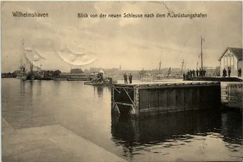 Wilhelmshaven - Blick von den Schleusen -499774