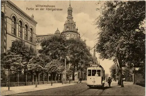 Wilhelmshaven - Königstrasse mit Strassenbahn -498750