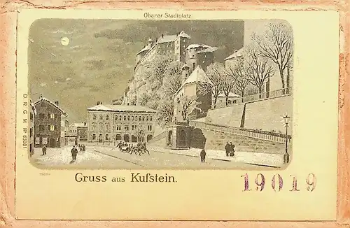 Gruss aus Kufstein - Original auf Bestellnummerumschlag der Grbr. Metz - Litho -S474