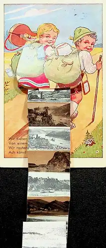 Gruss vom Rhein - zum Aufklappen -S526