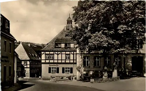 Geising, Rathaus, Saitenmacherhaus und zentralschule -380972