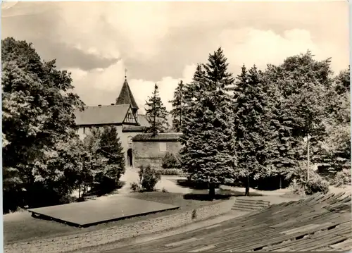 Kranichfeld Ilm, Freilichtbühne und Niederburg -399438