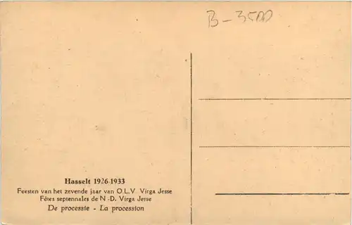 Hasselt - Feesten van het zevende jaar van OLV Virga Jesse -465344