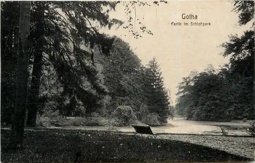 Gotha, Partie im Schlosspark -399686