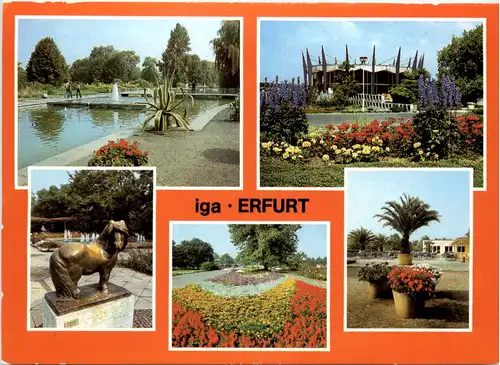 Erfurt, Intern. Gartenbauausstellung, div. Bilder -399430